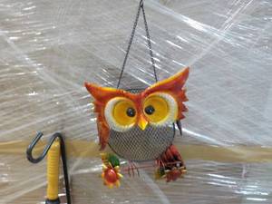 Metal Outdoor Dcor, Deck Hook, Lantern, Owl Bird Feeder and Umbrella