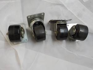 4 Swivel Casters 500 lb. Weight each
