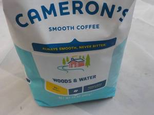 32 oz Bag Camerons Woods and Water Whole Bean Light Roast Coffee