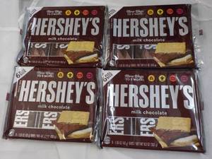 6 x 4 packs Hersheys Full Size Candy Bars