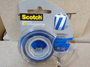 Case of 144 3M Scotch Blue Expressions Tape