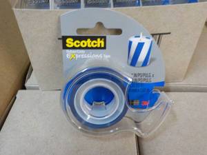 Case of 144 3M Scotch Blue Expressions Tape