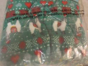 Alexander Del Rossa size 3T Fuzzy PJs