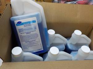 6 qts Diversey Virex II 256 One Step Disinfectant and Deodorant