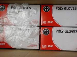10,000 size Large Polyethylene Gloves