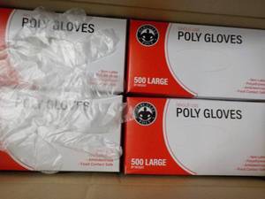 10,000 size Large Polyethylene Gloves