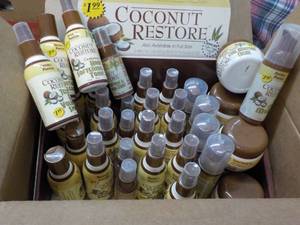 37 pc Display Natures Protein Coconut Restore Trial size- 6 different products