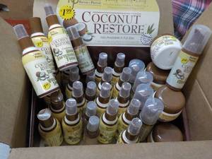 37 pc Display Natures Protein Coconut Restore Trial size- 6 different products