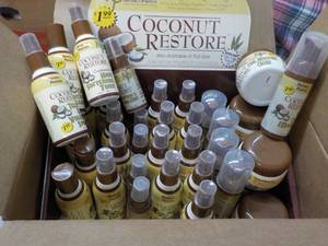 37 pc Display Natures Protein Coconut Restore Trial size- 6 different products