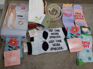12 pair Womens Stockings and 1 Belt