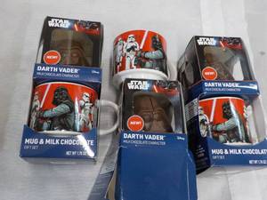 3 Star Wars Mugs and Chocolate...