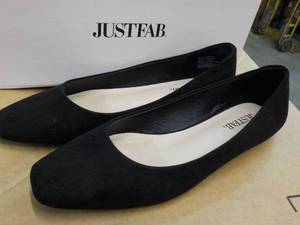 JustFab New size 7 Black Flats...