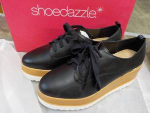 Shoe Dazzle size 9 New Kassiani Black Boots