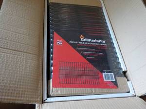Case of 8 Grill Parts Pro Adjustable 19 Cooking Grates