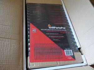 Case of 8 Grill Parts Pro Adjustable 19 Cooking Grates