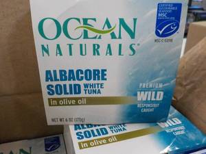 12 x 6 oz Ocean Naturals Albacore Solid White Tuna