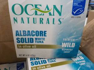 12 x 6 oz Ocean Naturals Albacore Solid White Tuna