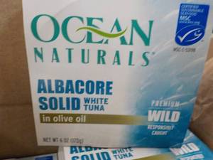 12 x 6 oz Ocean Naturals Albacore Solid White Tuna