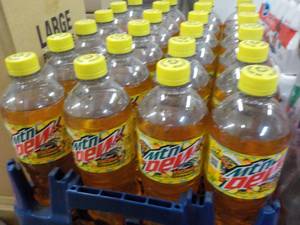 24 pack Mountain Dew Baja Laguna Lemonade