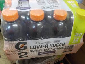 12 pack Gatorade Lower Sugar Grape