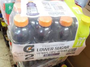 12 pack Gatorade Lower Sugar Grape