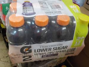 12 pack Gatorade Lower Sugar Grape