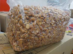 12 12 lb. bag Honey Roasted Cashews Halves and Pieces