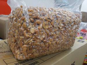 12 12 lb. bag Honey Roasted Cashews Halves and Pieces