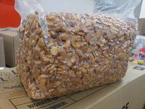 12 12 lb. bag Honey Roasted Cashews Halves and Pieces