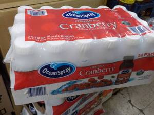 24 pack Ocean Spray Cranberry Juice 10 oz bottles