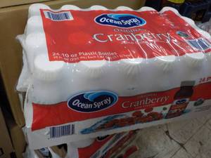 24 pack Ocean Spray Cranberry Juice 10 oz bottles