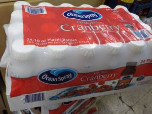 24 pack Ocean Spray Cranberry Juice 10 oz bottles