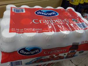 24 pack Ocean Spray Cranberry Juice 10 oz bottles