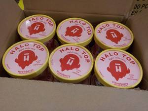 12 ct Halo Top Strawberry Individual Cake Mixes- just add water and microwave