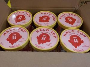 12 ct Halo Top Strawberry Individual Cake Mixes- just add water and microwave