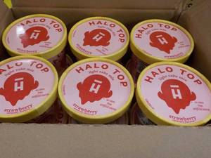 12 ct Halo Top Strawberry Individual Cake Mixes- just add water and microwave