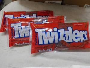 3 x 16 oz bags Strawberry Twizzlers