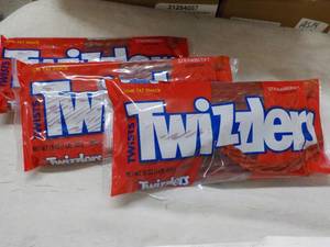 3 x 16 oz bags Strawberry Twizzlers