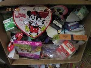 box of candy , medicine and more some in date some out of date