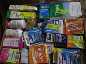 box of medicine some in date some out of date