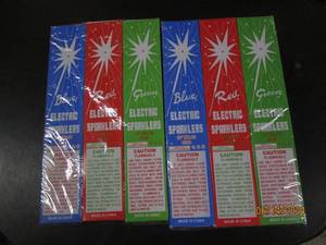 212 packs of electric sparklers  10 inch number 10