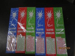 212 packs of electric sparklers  10 inch number 10