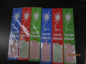 212 packs of electric sparklers 10 inch number 10