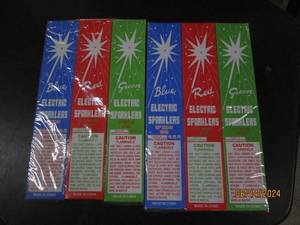 212 packs of electric sparklers 10 inch number 10