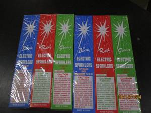 212 packs of electric sparklers 10 inch number 10