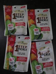 47.0 bags of mrs wages cherry habanero 1st step pickle mix best by date of feb 2025