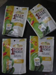 47 oz bags of mrs wages 1st step pickle mix thai chili best by date of feb 2025