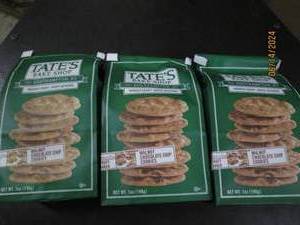 37 oz bags of tates bake shop walnut chocolate chip cookies best by date of april 2024