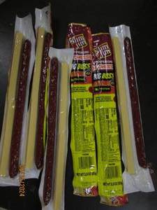 lot of 6 slim jim pepperoni and cheese bigg boss 3.0z size best by date of march 2024