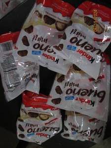 63.8 oz bags of kinder bueno minis best by date of june 2024